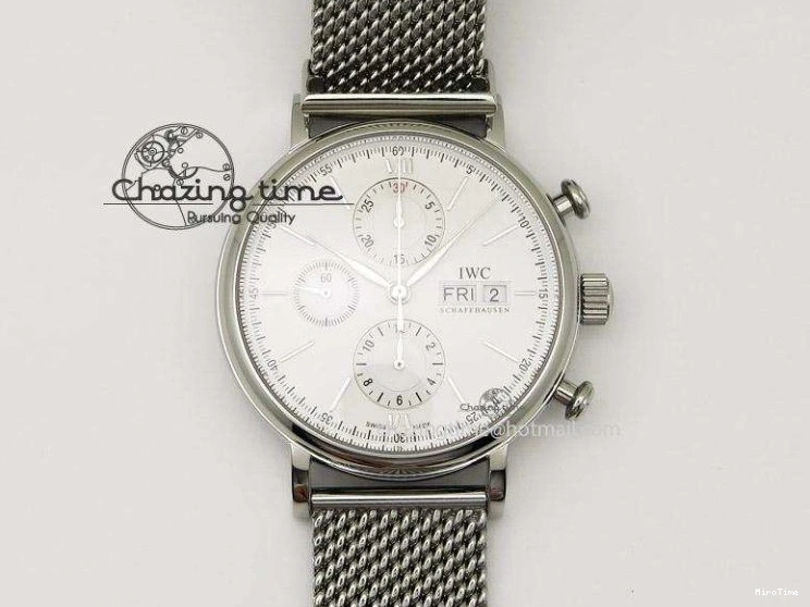 MIROTIME 0518 Portofino Automatic SS FKF 1:1 Best Edition Blue Dial on Blue Leather Strap A Cozy 7133